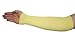 West Chester 2518KTE Single Ply Cut Resistant Sleeve ? [Pack of 25] Yellow, Size 12 Kevlar Thread Sleeve with Thumb Hole