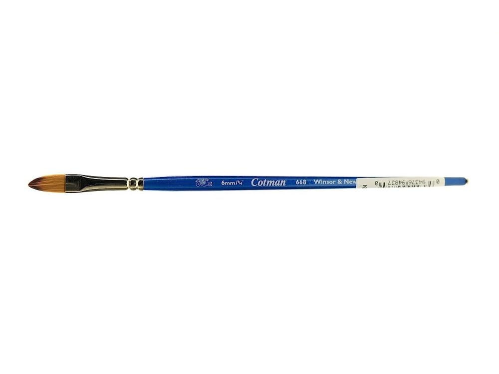 Winsor &amp; Newton Cotman Watercolor Brush, Series 668, Synthetic, SH ¼"