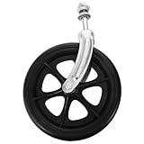 BCOATH Vorderrad Für Rollstuhl Mit Lager Und Verbreitertem Reifen Langlebiges Zubehör Zur Optimierung Der Manövrierfähigkeit Verschiedenen Untergründen