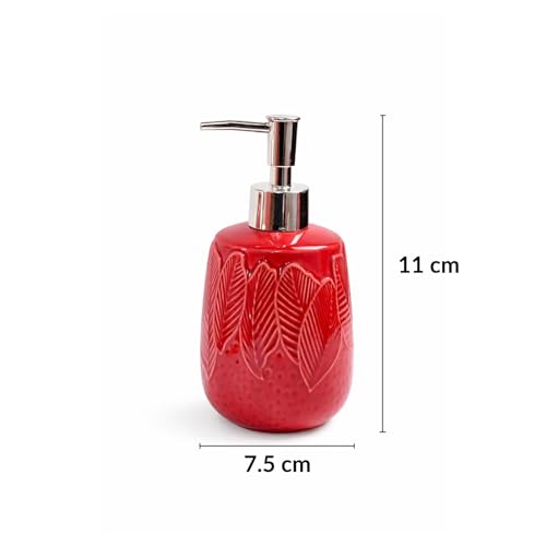 Image of MARKET 99 Ceramic Bathroom Set of 4 | Premium Ceramic Soap Dispenser, Toothbrush Holder, Tumbler & Soap Dish | Elegant Modern Bathroom Accessories for Wash Basin, Vanity Counter & Home Decor