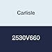 Carlisle 2530V660 Variable Speed Cog-Belt, Rubber, 1.5625" Top Width, 67.1" Length