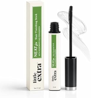 Little Extra Frizz Free Hair Finishing Stick Gel – Flyaway, Baby Hair & Frizzy Hair Fixer for Women | Anti Frizz, Hair Thickening, Straightener Gel | Rosemary & Fenugreek, Non-Greasy, Travel-Friendly