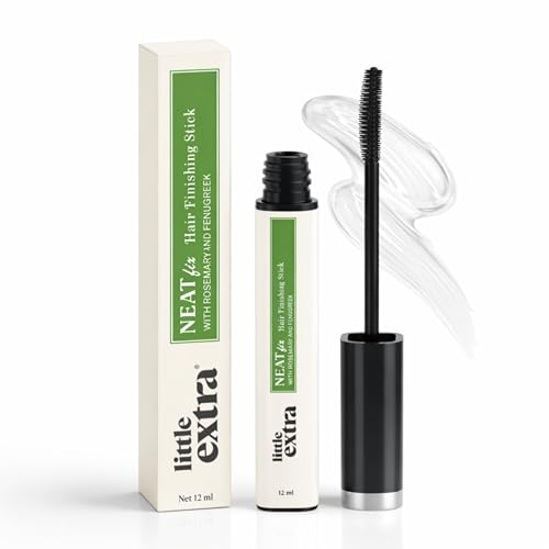 Little Extra Frizz Free Hair Finishing Stick Gel – Flyaway, Baby Hair & Frizzy Hair Fixer for Women | Anti Frizz, Hair Thickening, Straightener Gel | Rosemary & Fenugreek, Non-Greasy, Travel-Friendly