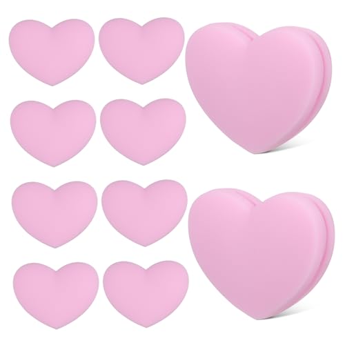 KESYOO 10pcs Tennis Racket Shock Absorber Vibration Dampener Tennis Dampeners Tennis Racket Vibration Reducer Dampener for Tennis Rackets Stoppers Size Accessories Pink