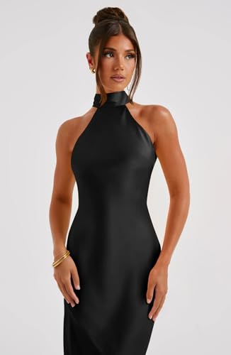 Memoriesea Women's Sexy High Split Sleeveless Backless Party Wedding Maxi Dress2