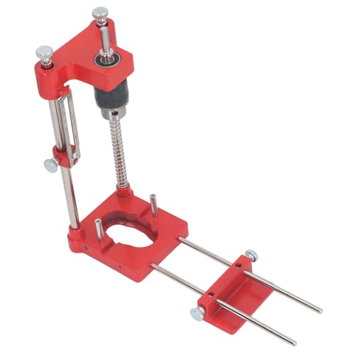 Guide de Perçage Portable, Fixation de Gabarit de Perçage de Précision pour Percer des Trous Coudés ou Droits, Fixation de Guide de Perçage Réglable, Outil de Guidage de Gabarit