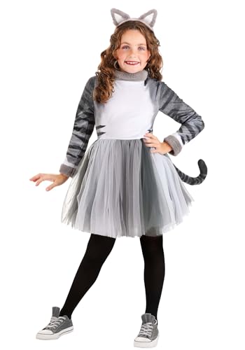 Disfraz completo de Gato Atigrado para Niñas miniatura 2