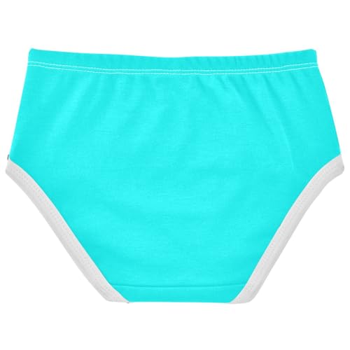 Joisal Cyan Aqua Blue Toddler Girls Underwear 2t Cotton Cute Panties Girl Durable Underpants Briefs2