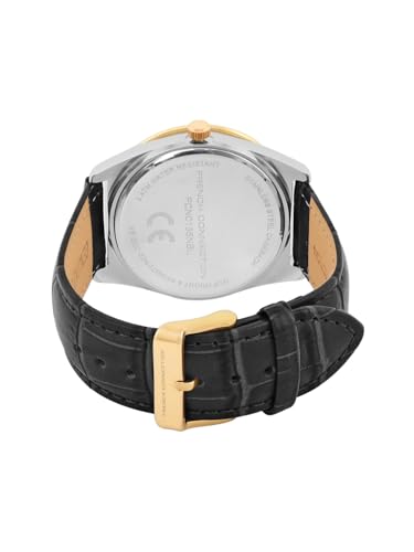 Image of French Connection Day Date Green Dial Quartz Watch for Men - FCN0135NBL