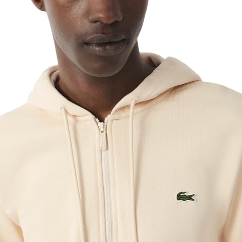 Image of Lacoste Men's Classic Fit Zipped Fleece Sweatshirt