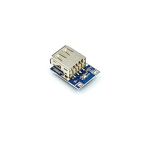 Image of Robocraze 2-in-1 18650 Li-ion Charge Discharge Board | 5V 1A | 5V boost power module for 18650 Li-ion cells with 1A charging, USB output, overcharge, overdischarge & short-circuit