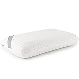 SupportPlus Firm Memory Foam Pillow by Perfect Cloud (King) - Features Gel-Infusion for Neck and Spine Pain, Therapeutic Design with Airflow Channels, and Removable Stretch Knit Cover