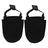 BESPORTBLE 2 Paar Bowlingschuhüberzüge Bowling-Schuhmatte Zubehör für den Bowlingsport Spiel Beleg Ball Bowlingschuhe Bowling Schuhe Schüsselschuhüberzüge Gleitschuhabdeckung Baumwolle Black