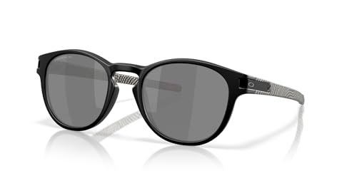 Oakley Sunglasses for Men - OO9265 Latch High-Bridge Oval Polarized Sunglasses PRIZM Lenses - Matte Black/PRIZM Black Polarized - Size 53 - image 2