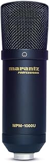Marantz Professional MPM-1000U  Mikrofon USB z wbudowanym interfejsem audio do nagrań, podcastów, streamingu i gier