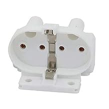 2G11 Lampholder,4-pin Lamp Socket Connector for Fluorescent or LED Tube Lamp Pack-2