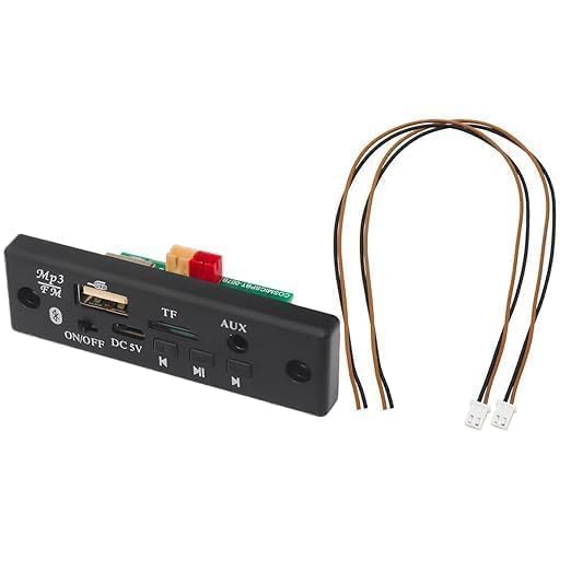 Image of Pack of 1 Pcs 5V Bluetooth MP3 FM /USB /AUX /TF /MIC /Card MP3 Stereo Player Decoder Module Kit for Audio Amplifier