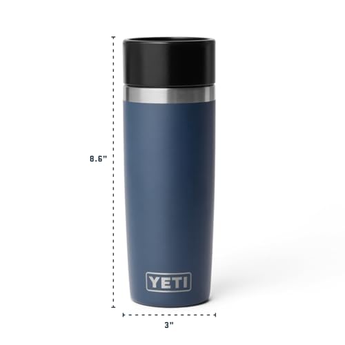 Image of YETI Rambler 16 oz Travel Bottle, Stainless Steel, Vacuum Insulated with Leakproof Commuter Cap, Rescue Red