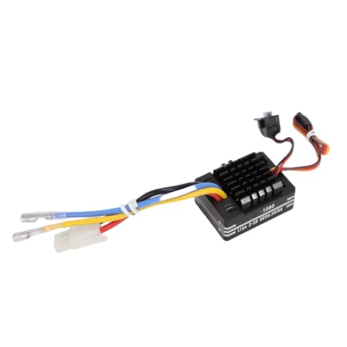 ESC brossé étanche 80A SIXRUN compact avec 3 modes pour voiture RC