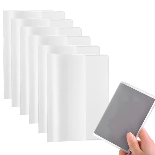 MEXRUMI 6 Pezzi Porta Passaporto Trasparente,Passport Cover,Custodia Carta Identità,Cover Passaporto,Passaporto Cover,Passport Holder,Per Passaporto,Protezione Della Carta Del Vaccino