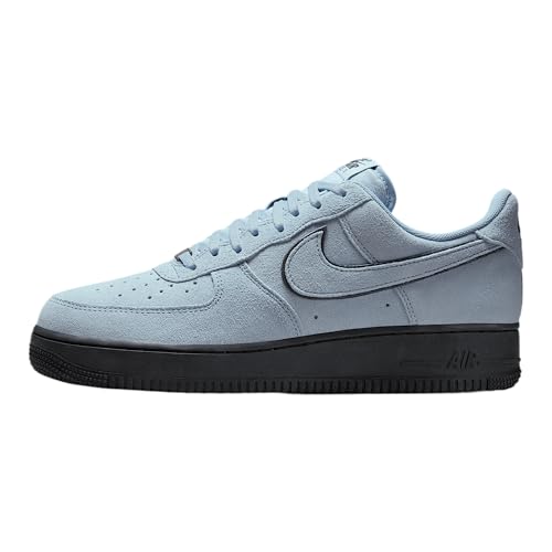 Nike Air Force 1 '07 LV8 Scarpe Uomo (HQ1966-400, Light Armory Blue/Black/Light Blue), Blu armory chiaro/nero/blu armeria chiaro, 45 EU