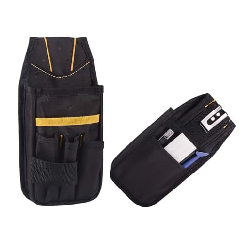 Mioke Werkzeugtasche mit Clip, Werkzeug Tasche mit verstellbarem Hüftgurt,Oxford Wasserdicht Werkzeugbeutel mit Metallclip Werkzeug Organizer 2 Mioke Werkzeugtasche mit Clip, Werkzeug Tasche mit verstellbarem Hüftgurt,Oxford Wasserdicht Werkzeugbeutel mit Metallclip Werkzeug Organizer