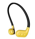 Tayogo 8GB Waterproof MP3 Player Bone Conduction Bluetooth Swimming Headphones Support FM APP with Shuffle Feature - Yellow