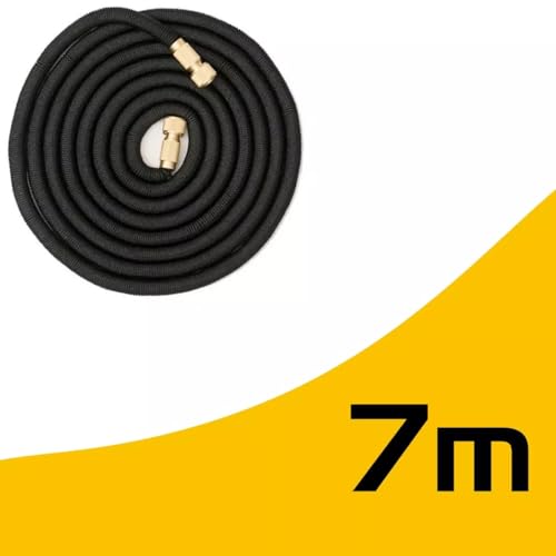 Mangueira Lava Rápido Carro Expansível Flexível Elástica Irrigação Jardim Jardinagem 7M