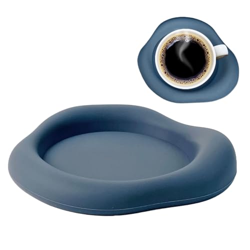 Sottobicchieri in silicone - Corsa di bevande di calore non scivolata insieme per caffè, birra, vino e tazze | Tappetino da taglio anti-guasto | Protezione da tavolo per casa, ufficio e l