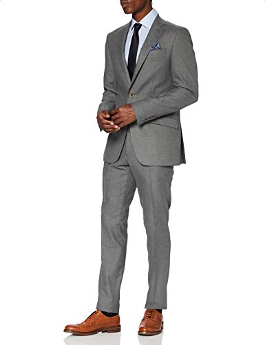 Preisvergleich Produktbild Bugatti Herren Anzug Abendanzug-Set, Grau, 44