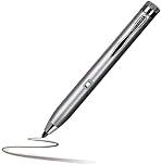 Broonel Silver Fine Point Digital Active Stylus Pen - Compatible With Acer TravelMate Spin P4 Convertible 14" Laptop