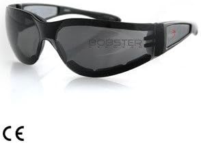 Zan Headgear Shield II Sunglasses, Distinct Name: Black/Smoke Lens, Gender: Mens/Unisex, Primary Color: Black ESH201 by Bobster