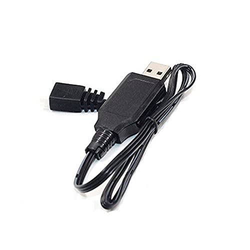 Replacement Part For PX9300 PX 9300 9301 9302 1/18 RC Car Spare Parts PX9300-33 USB Charger 7.4V Lithium Balance Charging Cable - (Color: Black)