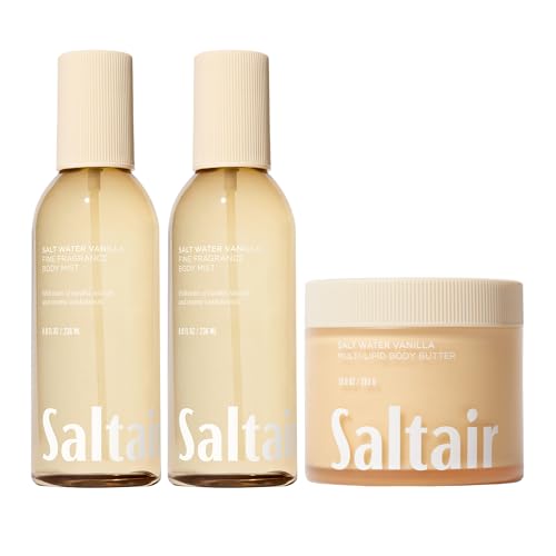 Saltair Body Care Set | Body Mist + Body Butter | Salt Water Vanilla