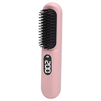 strania ストレーニア　Care Straight Brush Hair Straightener Brush - 30s Fast Heated Negative Ionic