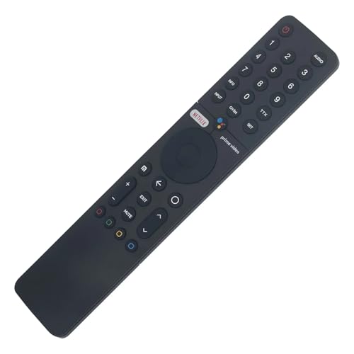 Mando a Distancia Bluetooth Compatible XMRM-19 con Control por Voz – Compatible con Xiaomi Mi TV Android 4K Smart TV P1 / Q1 – Modelos L32M6-6AEU, L43M6-6AEU, L75M6-ESG