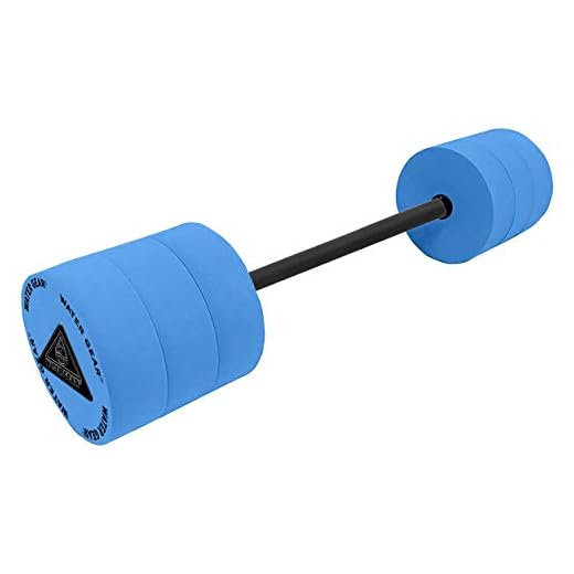 Water Gear Eco Bar Float - Water Fitness and Pool Exercise - Great For Upper Body and Minimum Stress Training - Padded