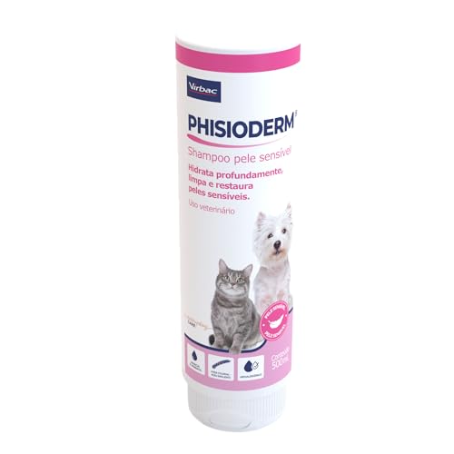 Virbac Phisioderm Shampoo Pele Sensível para Cães e Gatos 500 mL