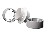 Hose to Hose Dryer Coupler Adapter for Extending Dryer Hoses by Ziggurat Products