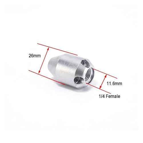 Kit buse de jetter d'égout rotative 1/4 acier 5000 Psi rétro-jet - 4