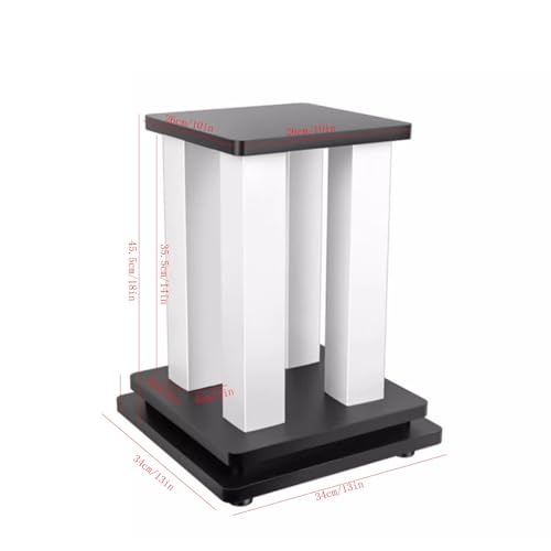 Soporte de Audio Envolvente con Base Estable para Altavoces de Estantería Hifi 2