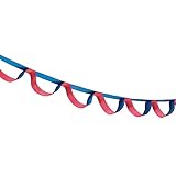 キャプテンスタッグ(CAPTAIN STAG) ハンギングチェーン 物干しロープ カラビナ付き ループロープ ピンク×ブルー モンテ UM-1611