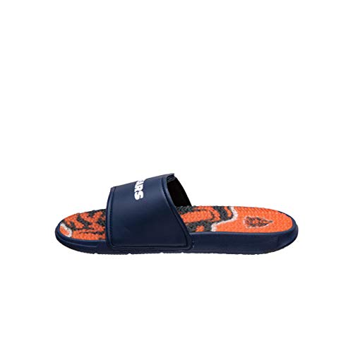 Image of FOCO Men's NFL Team Logo Sport Shower Foam Slide Flip Flop Sandals