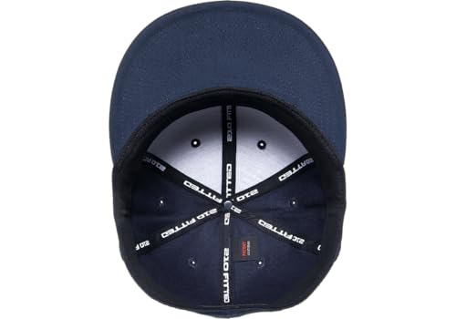 Image of Flexfit Men's Flexfit 210 Fitted Flat Bill Cap Hat