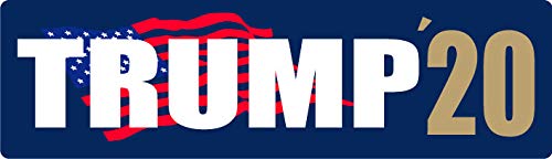Bumper Planet - Car Magnet - Donald Trump 2020-3 x 10 inch - Professionally Made in USA