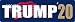 CAR MAGNET. Donald Trump 2016. 3" x 10" Republican Election