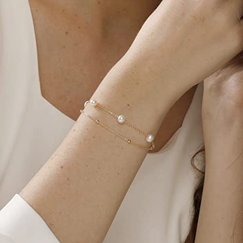 Bride to Mother Gift. Bride to Mom Bracelet. Mother Of The Bride Gift From Daughter. Real Natural Freshwater Pearl Bracelet for Mother on Wedding Day. Mom gifts4