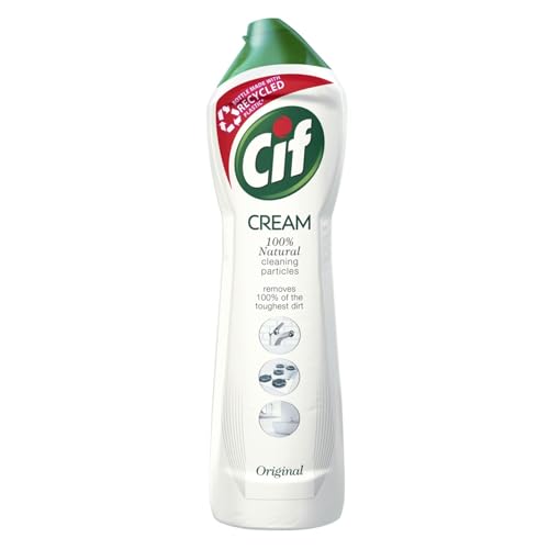Image of Cif Original Cream Multipurpose Surface Cleaner enriched with a fresh, ocean scent made cleaning particle Pack of 3