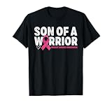 Son of A Warrior Breast Cancer Awareness Pink Ribbon Mom T-Shirt
