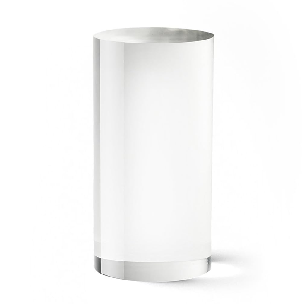 DFDPAXL Transparent Acrylic Round Block Base 40×180Mm-40×300Mm